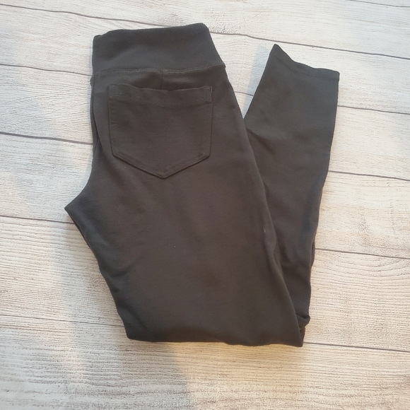 Mudd flex stretch leggings. Size medium juniors Dark grey. - Picture 9 of 13